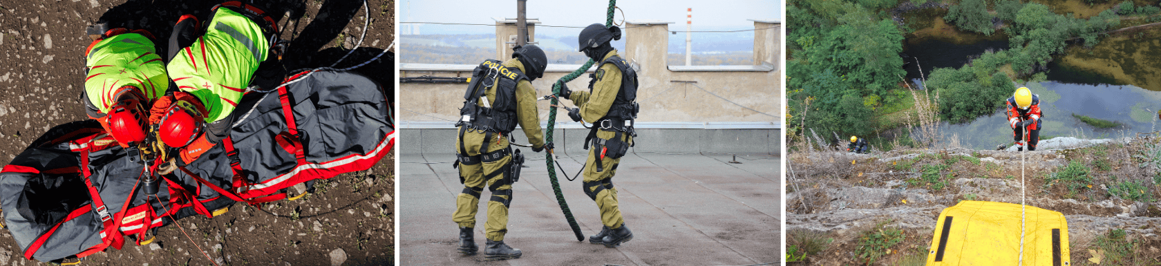 Lana se speciální odolností pro záchranu a ochranu.